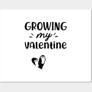 Pregnancy - Growing my valentine Posters and Art